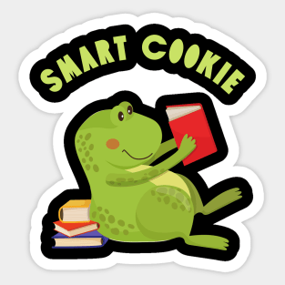 Smart Cookie I'm Cute and I know it Sweet little frog cute baby outfit Sticker